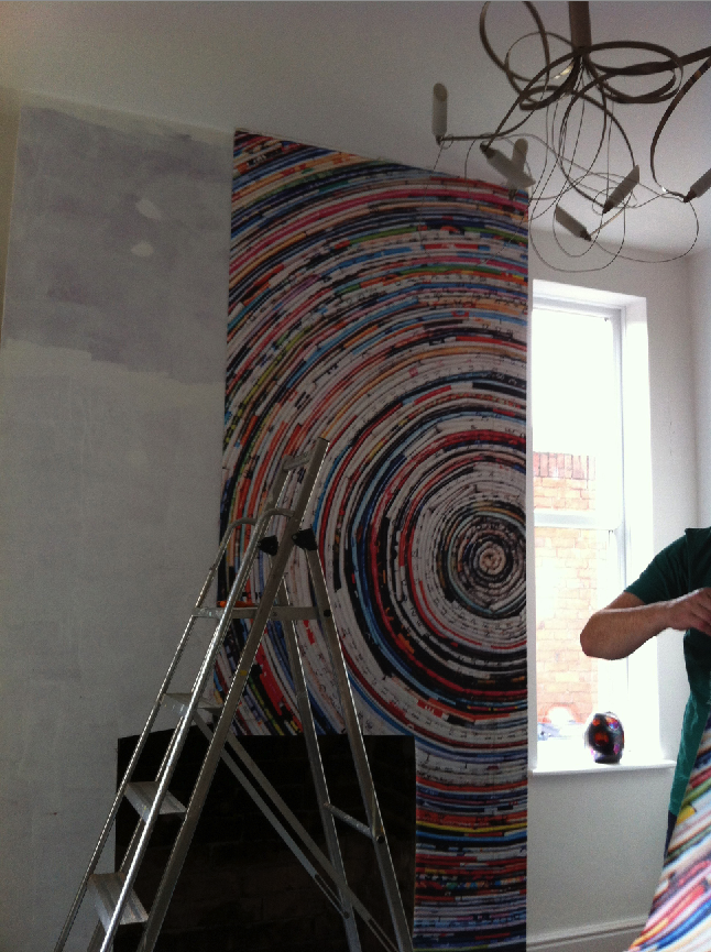 JW Walls installation